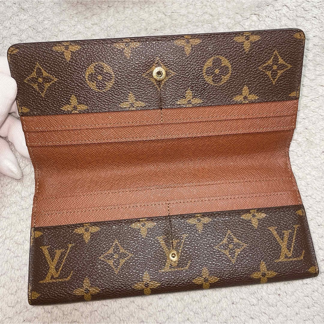 LOUIS VUITTON(ルイヴィトン)の【極美品】ルイヴィトン ポルトフォイユ ルイーズ モノグラム 長財布 レディースのファッション小物(財布)の商品写真