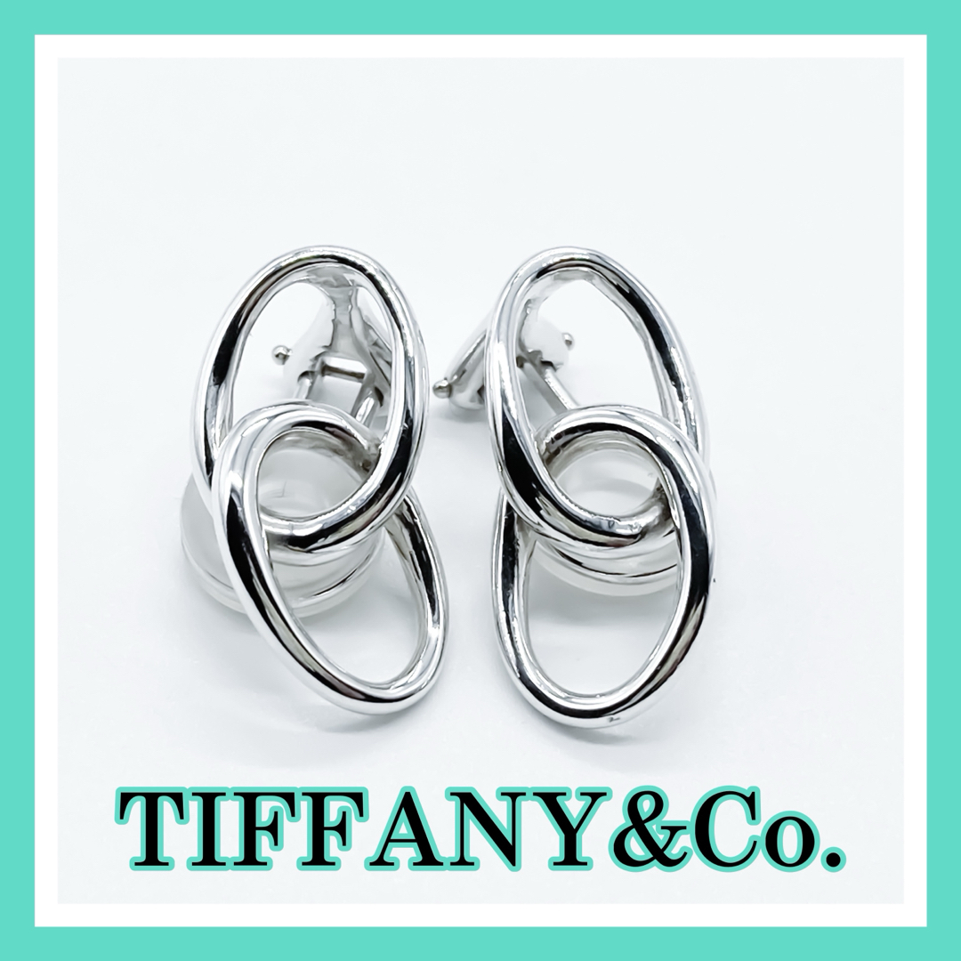 Tiffany & Co.(ティファニー)のティファニー　ダブルループ　イヤリング　925  シルバー　A250 レディースのアクセサリー(イヤリング)の商品写真