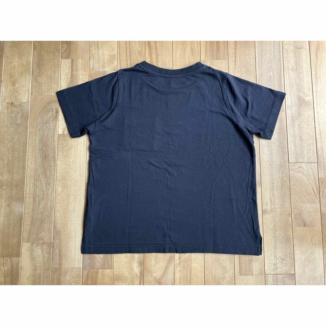しまむら(シマムラ)の【Ladies'】 シンプル ブラック 黒 Tシャツ 半袖 レディースのトップス(Tシャツ(半袖/袖なし))の商品写真
