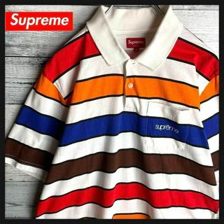 シュプリーム ポロシャツ(メンズ)（ボーダー）の通販 36点 | Supremeの ...