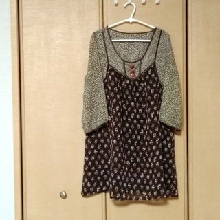 ジャニスマーケット(janis market)のjanis market♥ワンピース 花柄 シフォン レディース(ミニワンピース)