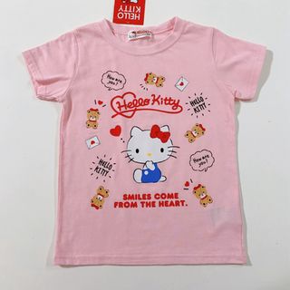 【新品タグ付】ハローキティ　 半袖Tシャツ　120cm(Tシャツ/カットソー)