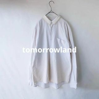 TOMORROWLAND - トゥモローランド  ポロ襟　シャツ ゆったり L