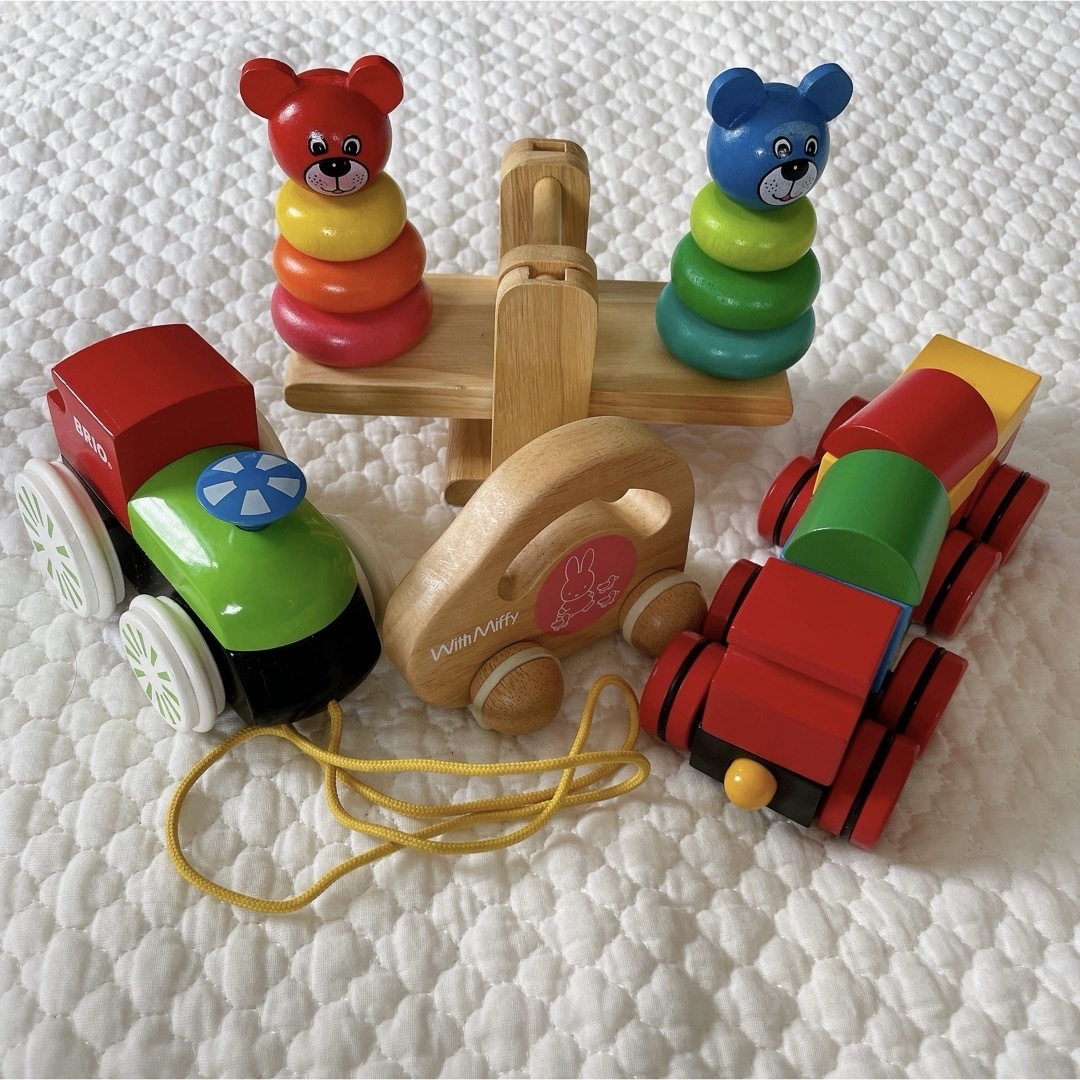BRIO(ブリオ)の木製おもちゃ まとめ売り miffy BRIO Edute キッズ/ベビー/マタニティのおもちゃ(知育玩具)の商品写真
