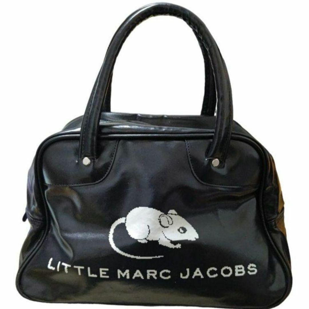 MARC JACOBS(マークジェイコブス)の希少　リトルマークジェイコブス　ハンドバッグ　ボストンバッグ　黒　大容量 レディースのバッグ(ハンドバッグ)の商品写真