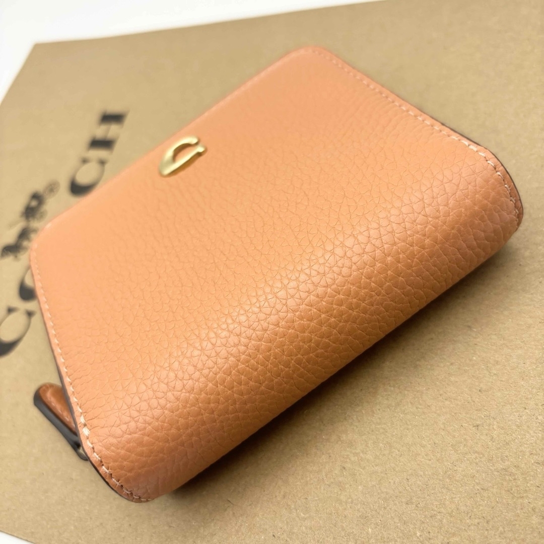 COACH(コーチ)の【COACH☆新品】ビルフォールド ウォレット！オレンジ！レザー！財布！ レディースのファッション小物(財布)の商品写真