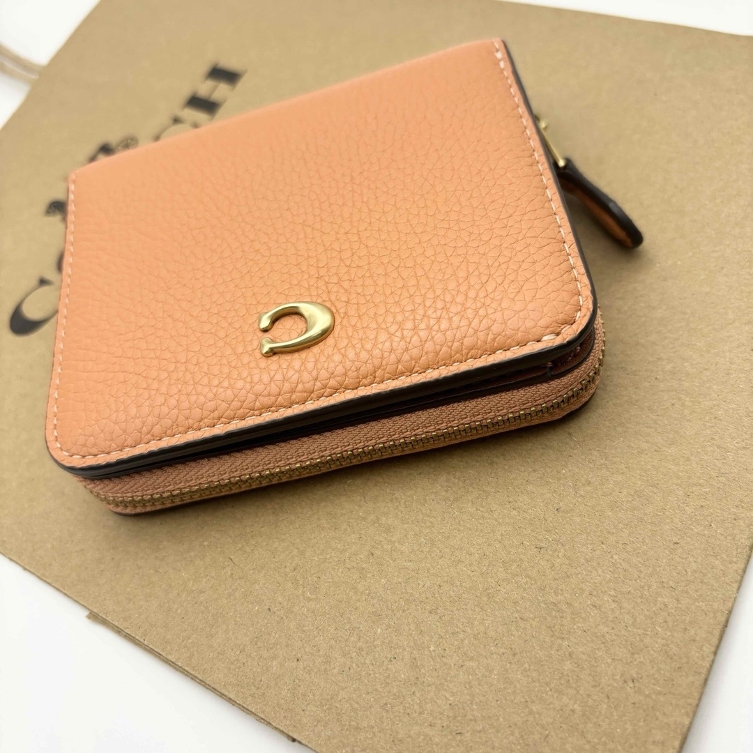 COACH(コーチ)の【COACH☆新品】ビルフォールド ウォレット！オレンジ！レザー！財布！ レディースのファッション小物(財布)の商品写真