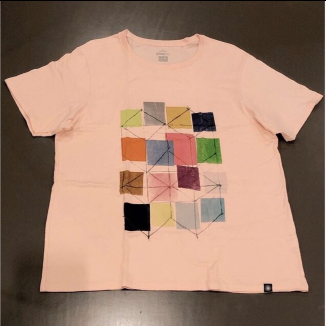 UNIQLO(ユニクロ)のユニクロ イームズ メンズXXL ピンク メンズのトップス(Tシャツ/カットソー(半袖/袖なし))の商品写真
