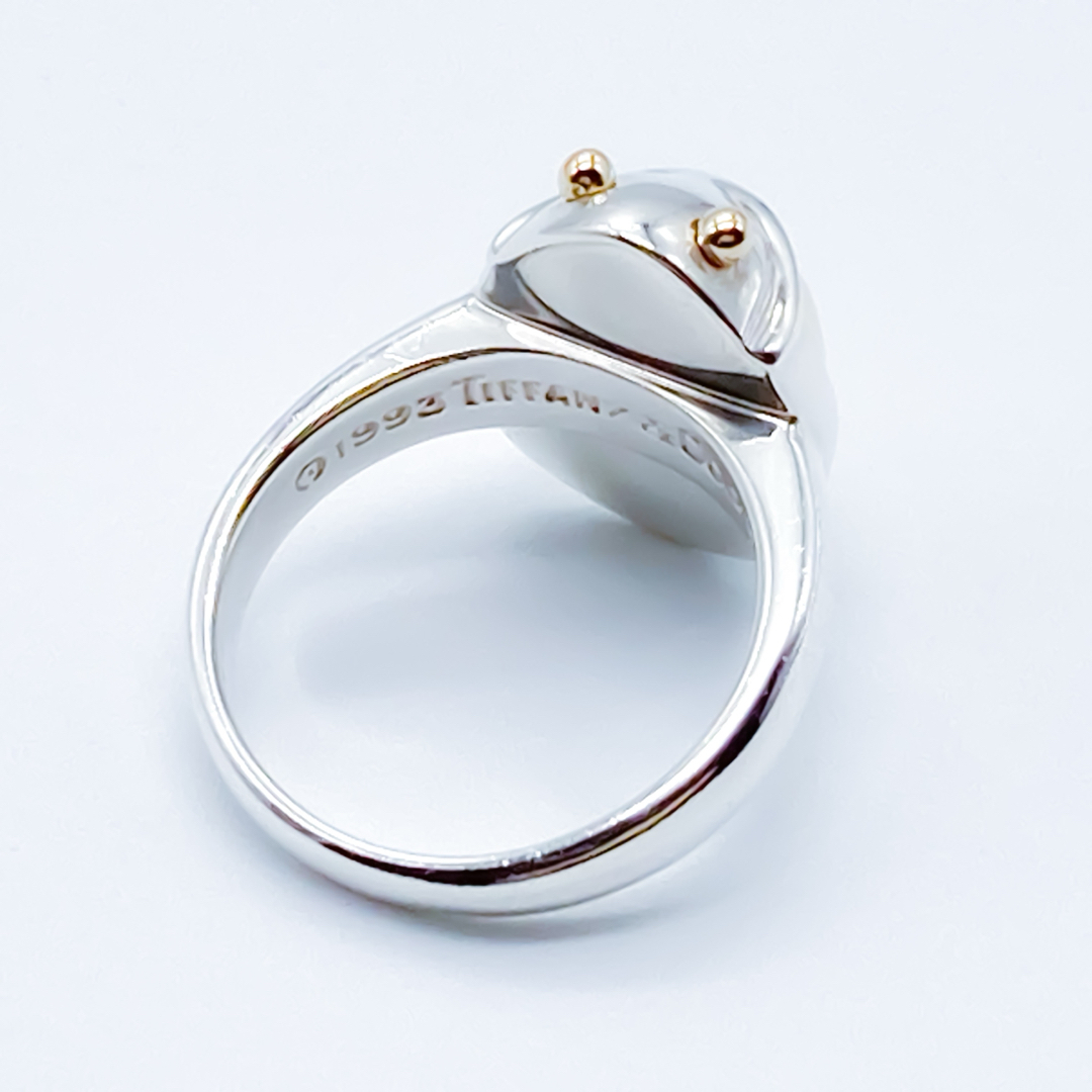Tiffany & Co.(ティファニー)のティファニー　スカラベ　リング　イエローゴールド　シルバー　約8号　A268 レディースのアクセサリー(リング(指輪))の商品写真