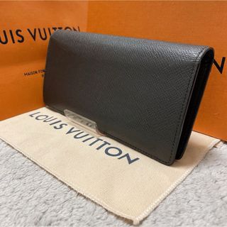 ルイヴィトン(LOUIS VUITTON)の【極美品】 ルイヴィトン ポルトフォイユ ブラザ タイガ アルドアーズ ブラック(長財布)