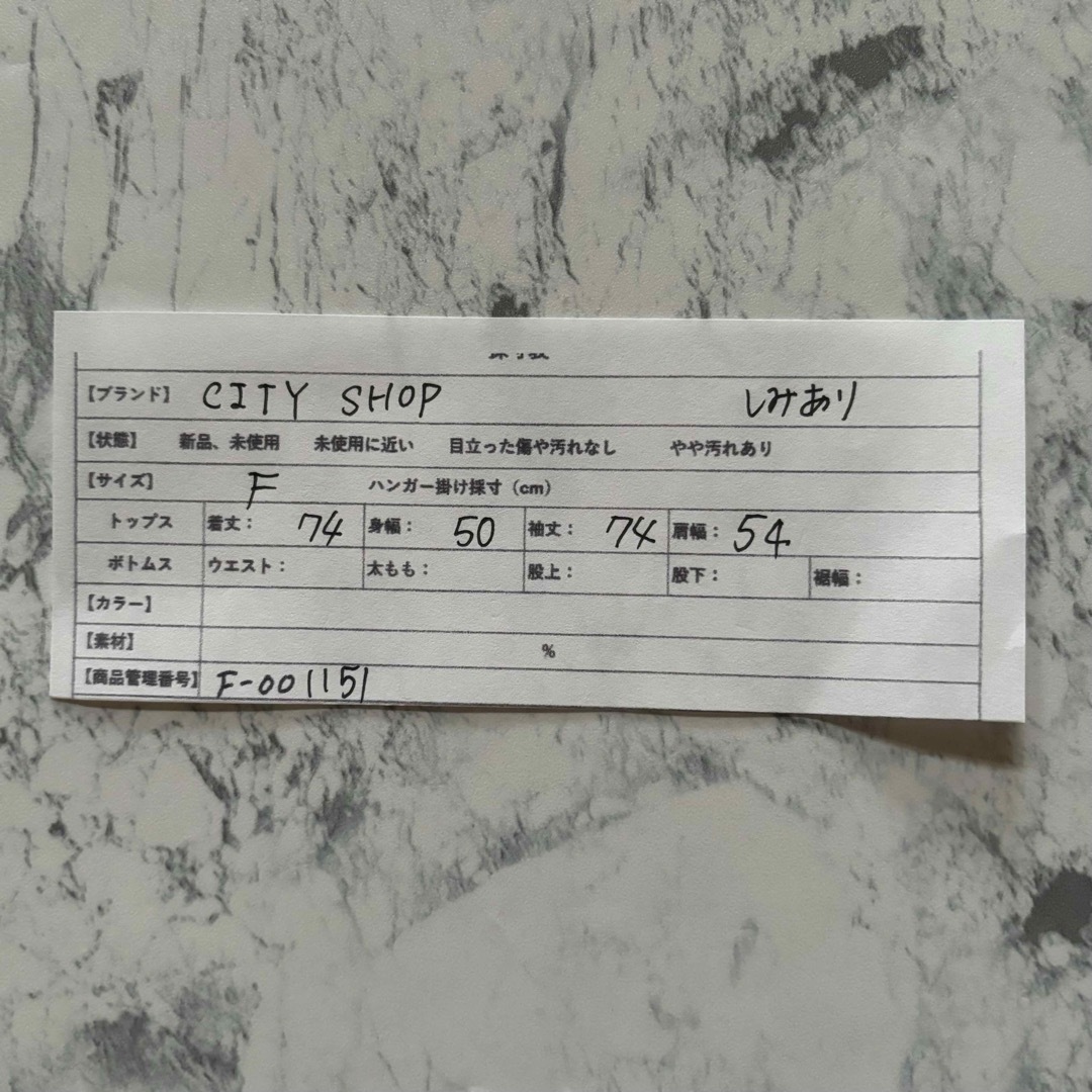 CITYSHOP(シティショップ)の【F】PATCHWORK H/N SHIRT ホワイト グリーン レディースのトップス(カットソー(長袖/七分))の商品写真
