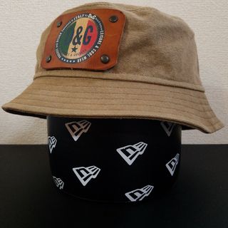 ドルチェアンドガッバーナ(DOLCE&GABBANA)の06's D&G Leather Patch Cotton Bucket Hat(ハット)