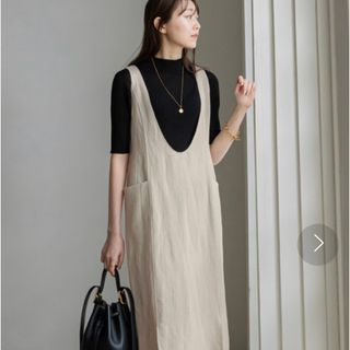 andmary Nadia check long dress blackの通販 by ・｜ラクマ