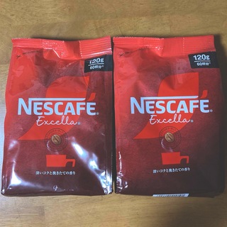 ネスレ(Nestle)のネスレ ネスカフェエクセラ コーヒー つめかえ袋 １２０g × ２(コーヒー)