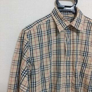 バーバリー(BURBERRY)のBURBERRY LONDON バーバリー柄 ノバチェック柄 長袖シャツ L(シャツ/ブラウス(長袖/七分))