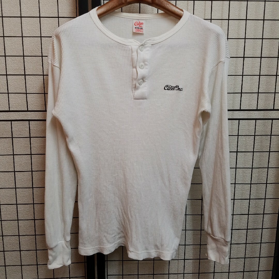 CALEE(キャリー)の日本製 CALEE Thermaltake Henry Neck L/S Tee メンズのトップス(Tシャツ/カットソー(七分/長袖))の商品写真