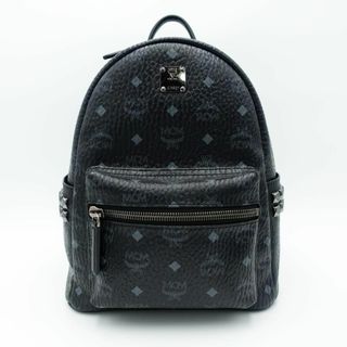 エムシーエム(MCM)のMCM エムシーエム ヴィセトス リュック バックパック ブラック スタッズ(リュック/バックパック)