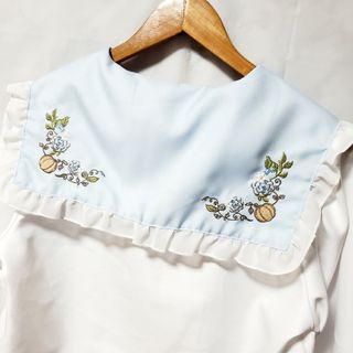 新品 シンデレラ セーラー服 刺繍 ブラウス ディズニープリンセス セーラー