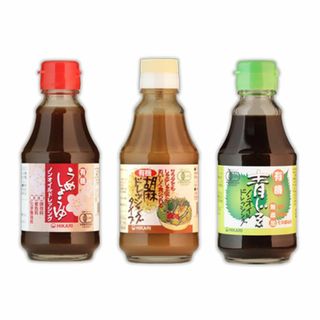 有機 うめしょうゆ(200ml)胡麻(225g)青じそ(200ml)ドレッシング(調味料)