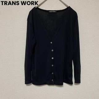 トランスワーク(TRANS WORK)のxx111 TRANS WORK/三陽商会/カーディガン/羽織り/7分袖/伸縮性(カーディガン)