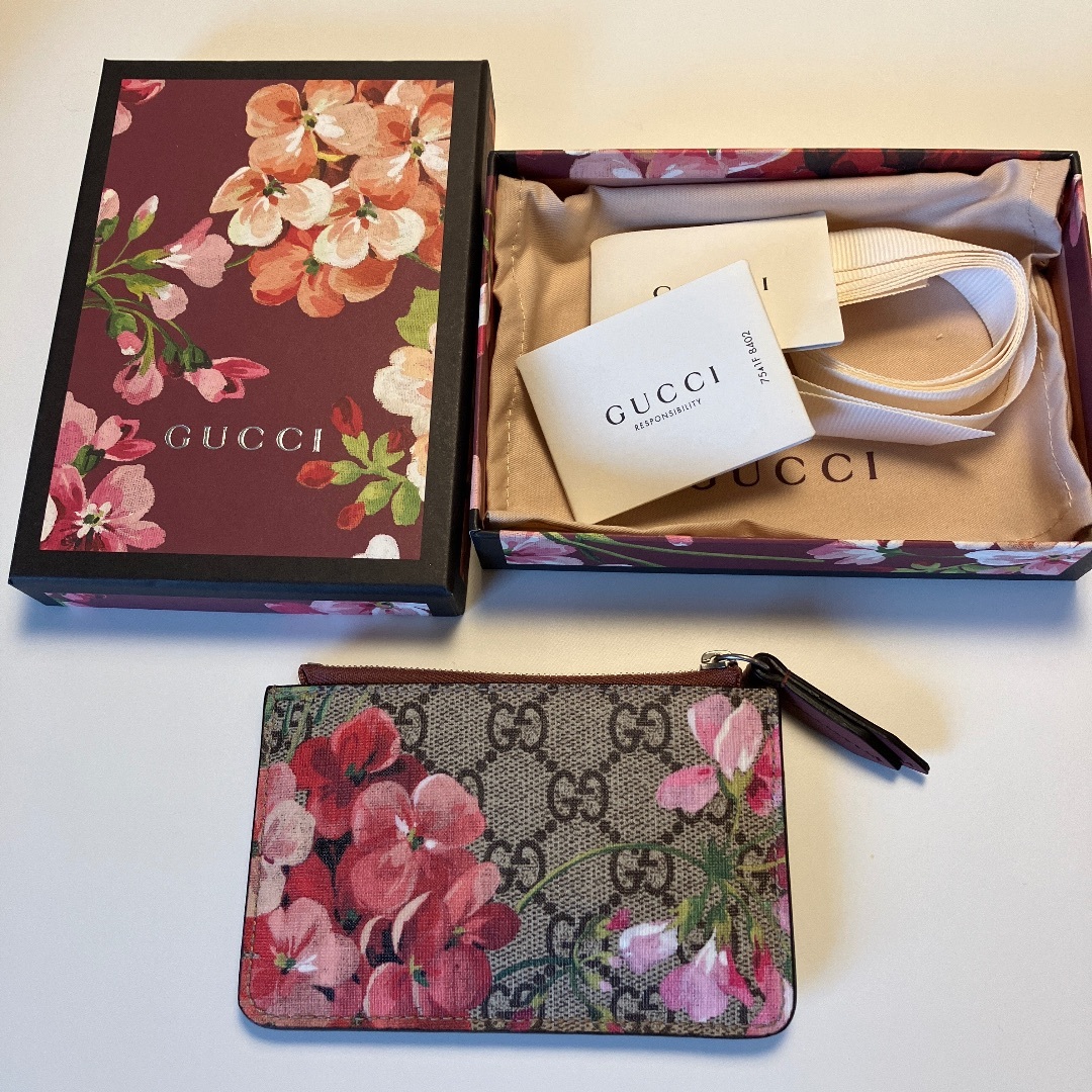 Gucci(グッチ)の新品 グッチ GUCCI GGブルームス 花柄 コインケース キーケース レディースのファッション小物(キーケース)の商品写真