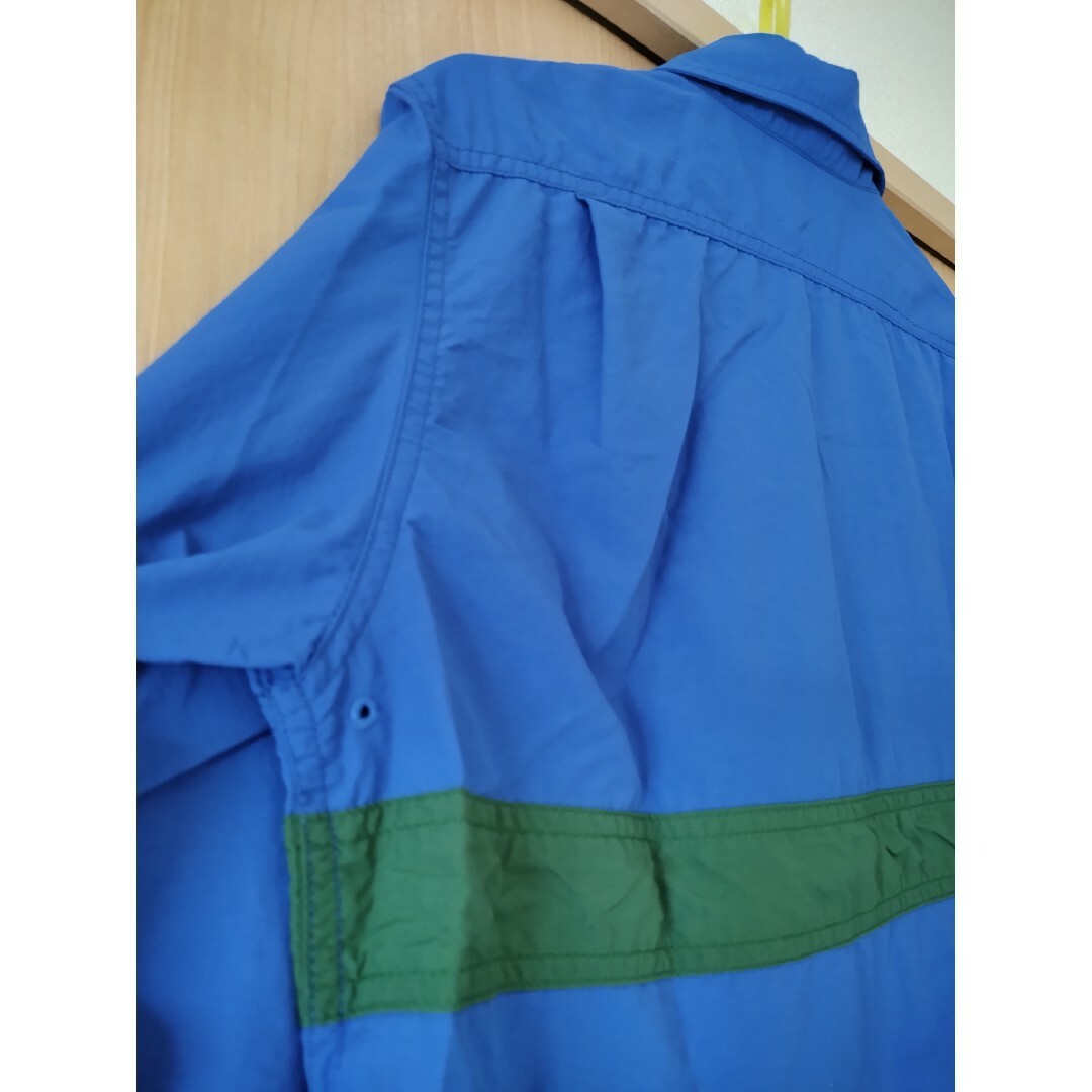URBAN RESEARCH(アーバンリサーチ)のURBAN RESEARCH　コラナイロンシャツジャケット　 長袖シャツ　ブルー メンズのトップス(シャツ)の商品写真