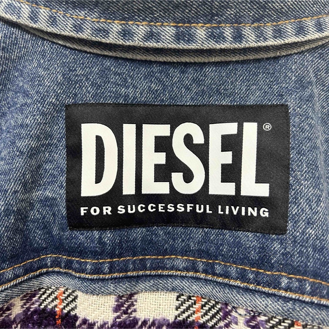 DIESEL(ディーゼル)のDIESEL 切り替えジャケット ブルゾン Gジャン レディースのジャケット/アウター(ブルゾン)の商品写真