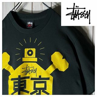 ステューシー(STUSSY)の【新品 00s M】ステューシー 東京ボーラーズ スカルロゴ Tシャツ 緑(Tシャツ/カットソー(半袖/袖なし))