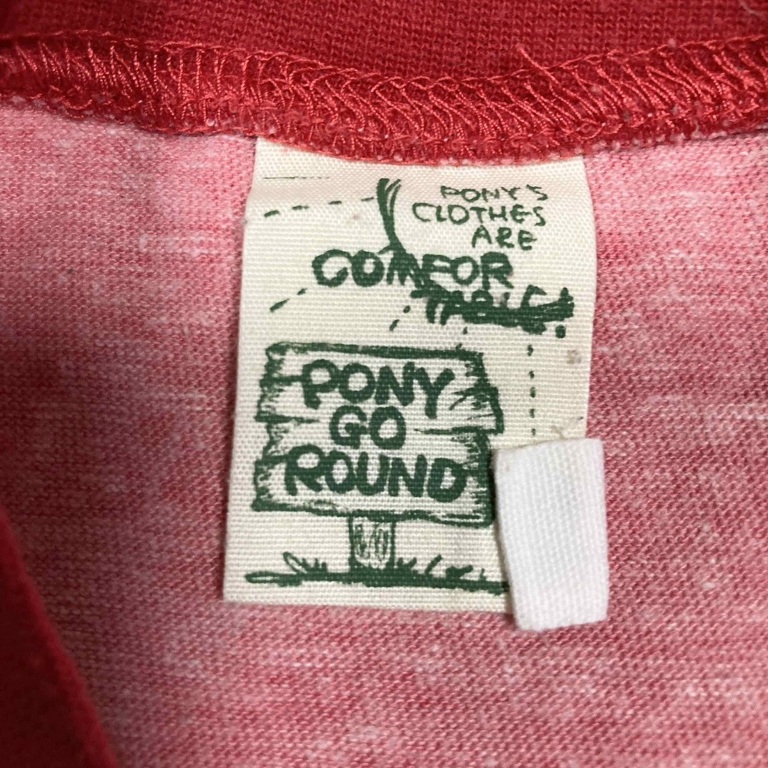 PONY GO ROUND(ポニーゴーラウンド)のポニーゴーラウンド　半袖Tシャツ  女の子　２枚セット　まとめ売り　110 キッズ/ベビー/マタニティのキッズ服女の子用(90cm~)(Tシャツ/カットソー)の商品写真