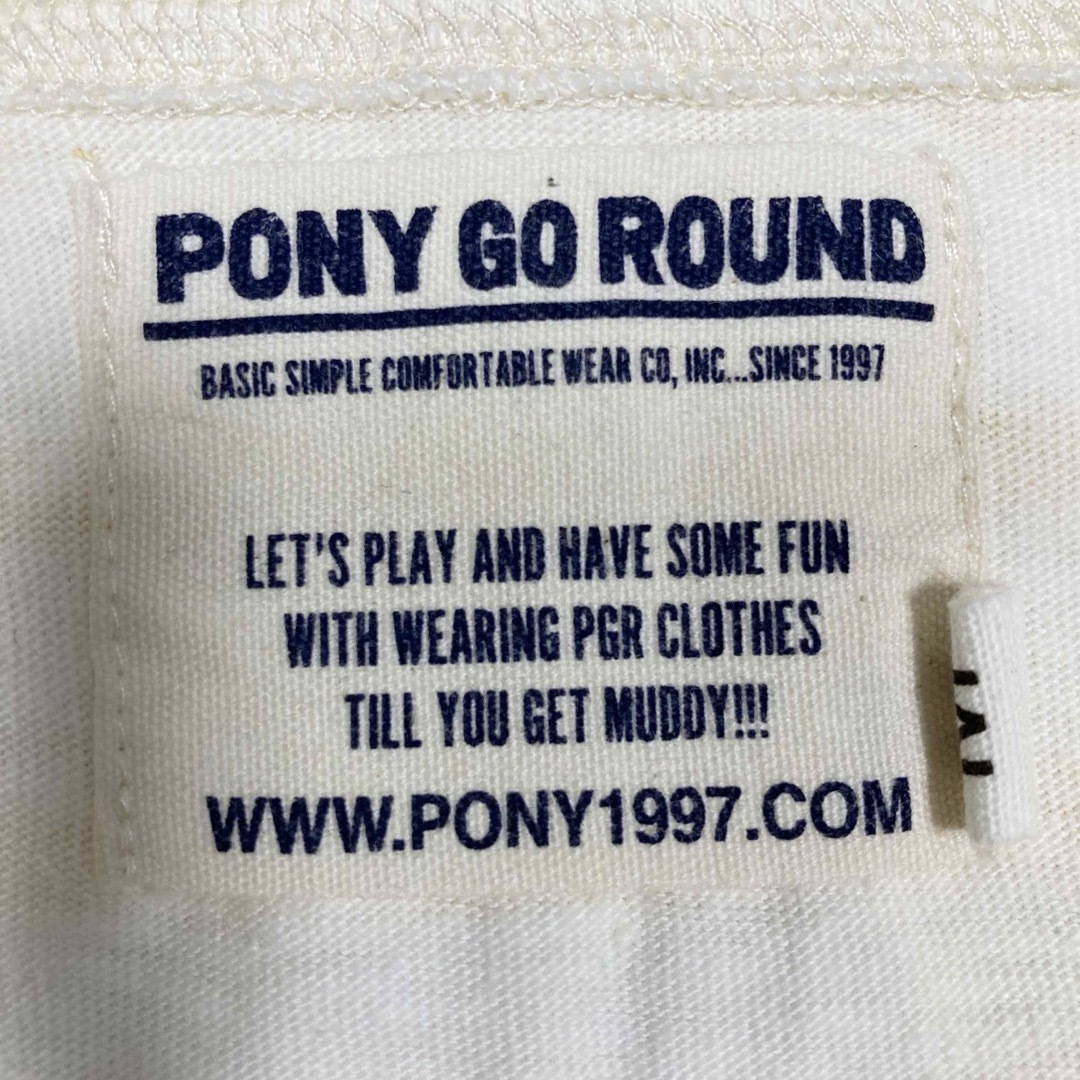 PONY GO ROUND(ポニーゴーラウンド)のポニーゴーラウンド　半袖Tシャツ  女の子　２枚セット　まとめ売り　110 キッズ/ベビー/マタニティのキッズ服女の子用(90cm~)(Tシャツ/カットソー)の商品写真