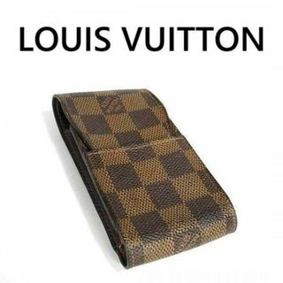 ルイヴィトン(LOUIS VUITTON)のルイヴィトン N63024 ダミエ シガレットケース ブラウン系 4243(タバコグッズ)