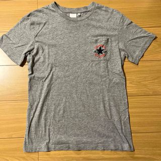 コンバース オールスター 半袖Tシャツ 160 グレー 胸ポケット