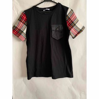 ザラ(ZARA)のZARA tシャツ　ブラック　半袖(Tシャツ(半袖/袖なし))