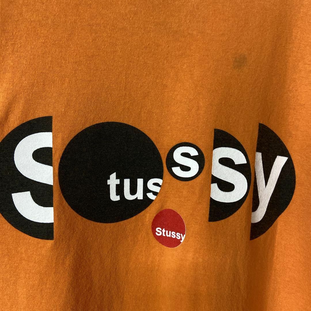 STUSSY(ステューシー)の【usa製、両面プリントロゴ、90s】stussy古着Tシャツ半袖ストリートM メンズのトップス(Tシャツ/カットソー(半袖/袖なし))の商品写真