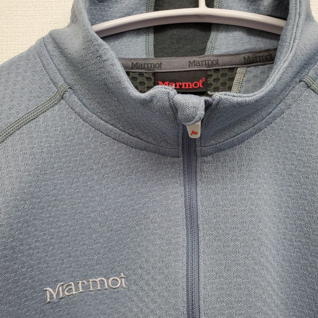 MARMOT(マーモット)のMarmot トップス 長袖 ジップ トレーナー ブルー系 M【CT257】 メンズのトップス(スウェット)の商品写真