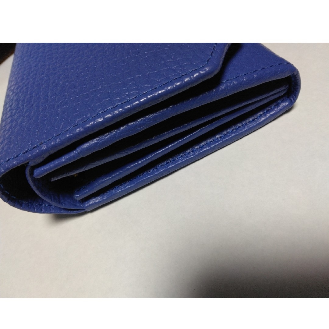 LANVIN en Bleu(ランバンオンブルー)の＜未使用＞　ランバン　折財布　ブルー×グリーン レディースのファッション小物(財布)の商品写真