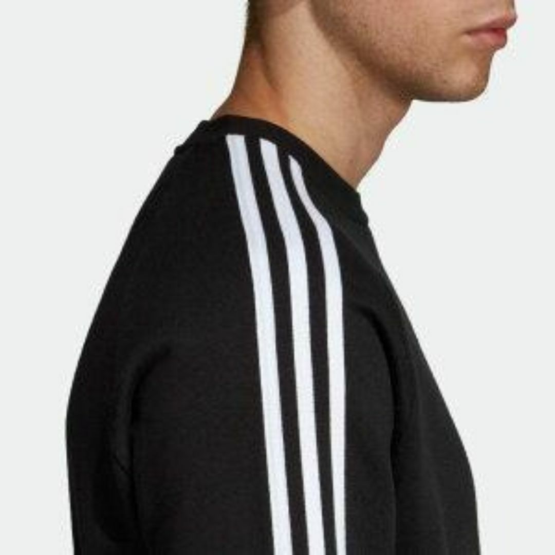 adidas(アディダス)の【新品】アディダス 3 ストライプス　ロンT　ユニセックス　 M DV1555 メンズのトップス(Tシャツ/カットソー(七分/長袖))の商品写真