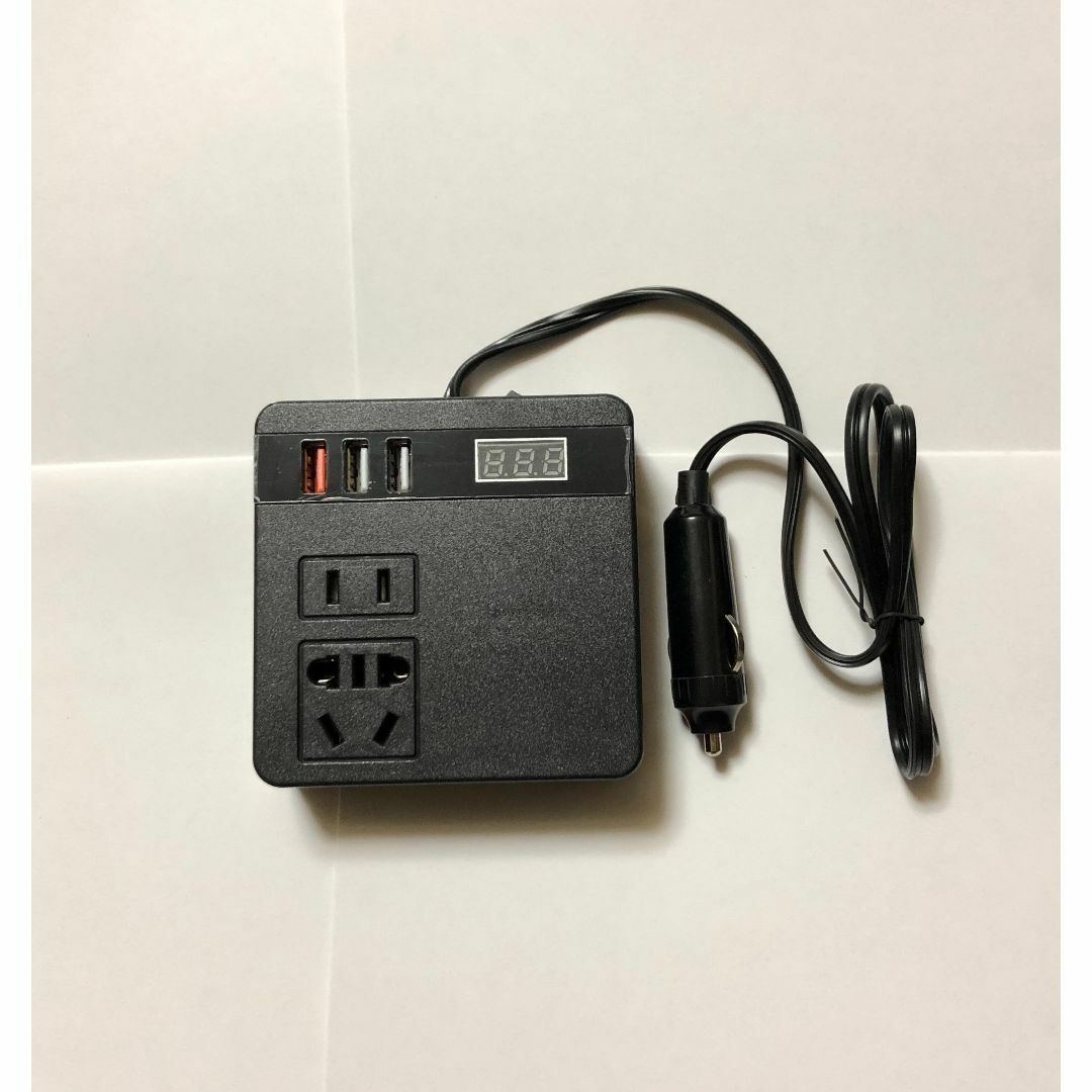 インバーター 車用 12V 24V USB シガーソケット コンセント 自動車/バイクの自動車(車内アクセサリ)の商品写真
