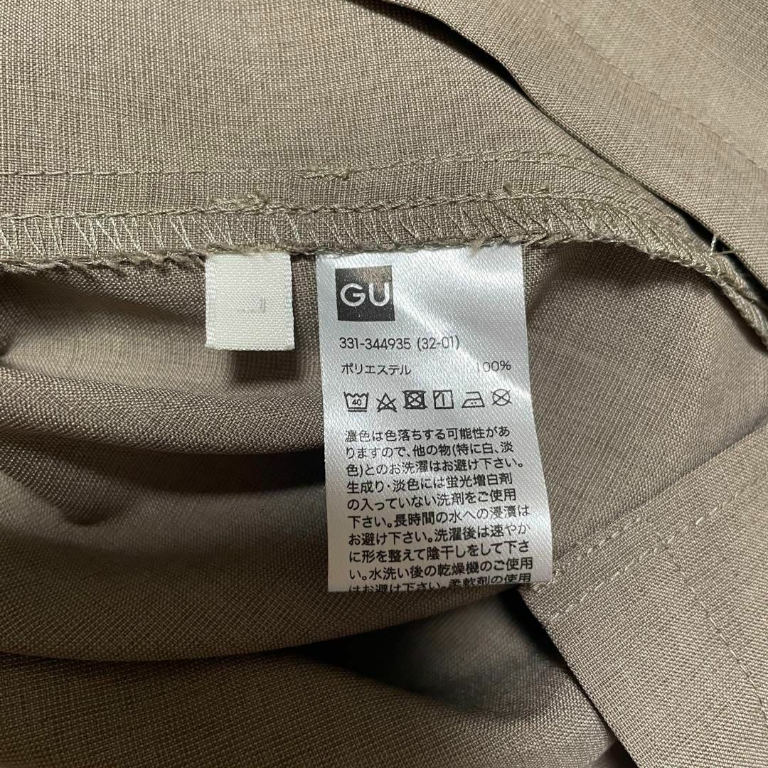 GU(ジーユー)のxx120 美品/GU/羽織り/5分袖シャツ/襟付き/トップス/グレー メンズのトップス(シャツ)の商品写真