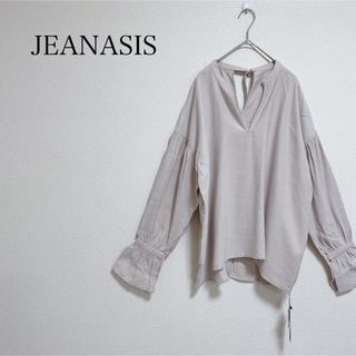 ジーナシス(JEANASIS)の【新品タグ付】JEANASIS ストラップカフスプルオーバー(シャツ/ブラウス(長袖/七分))