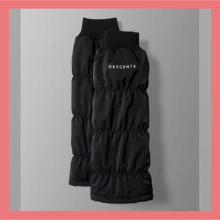 デサント(DESCENTE)のデサントゴルフ 中わたレッグウォーマー ブラック(ウエア)