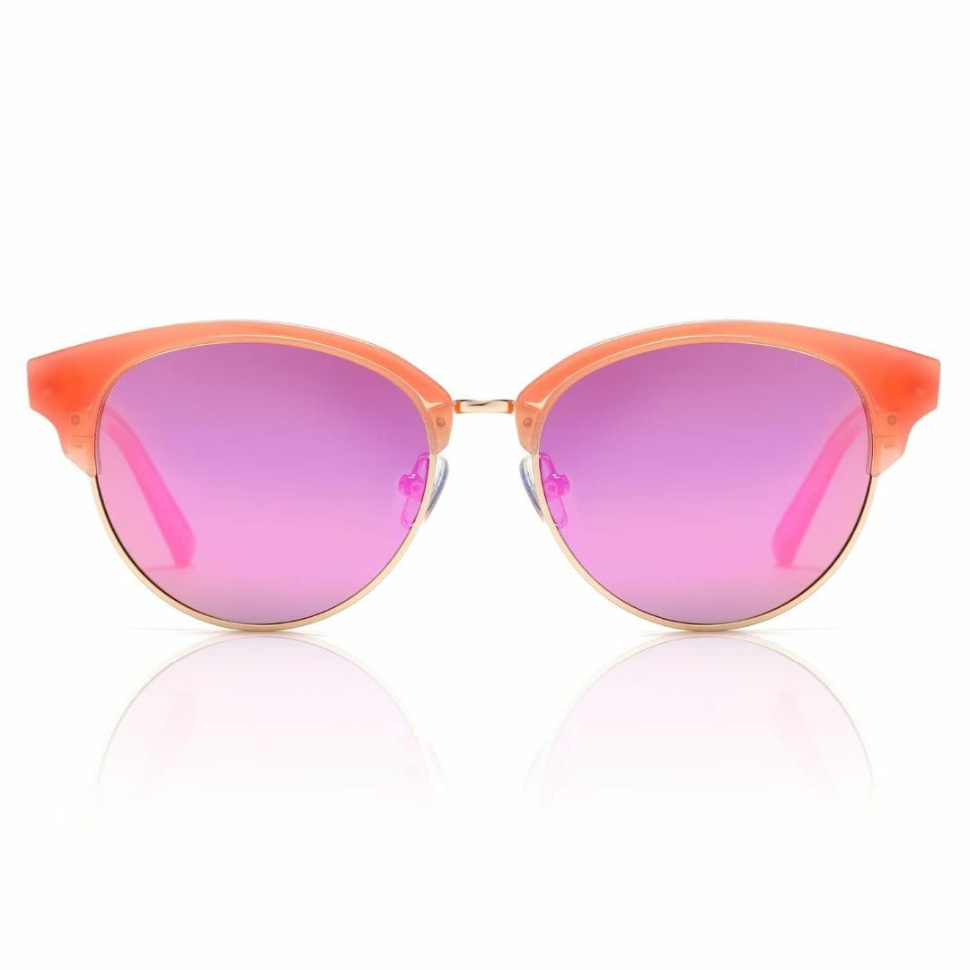 【色: ピンク】[DUCO] サングラス レディース 偏光レンズ sunglas レディースのファッション小物(その他)の商品写真