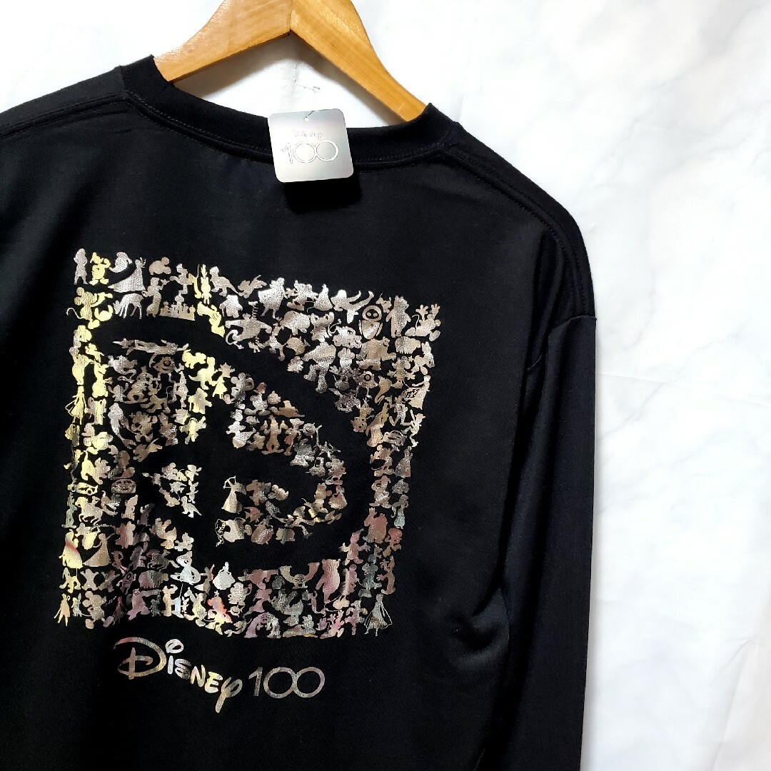 Disney(ディズニー)の新品 ディズニー 長袖 Tシャツ プーさん ロンT ディズニー100周年 メンズのトップス(Tシャツ/カットソー(七分/長袖))の商品写真