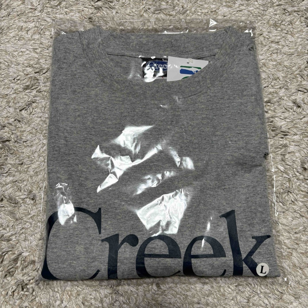 creek tシャツ　グレー×ネイビー　L  anglers device メンズのトップス(Tシャツ/カットソー(半袖/袖なし))の商品写真