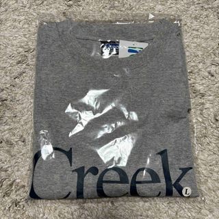 creek tシャツ　グレー×ネイビー　L  anglers device