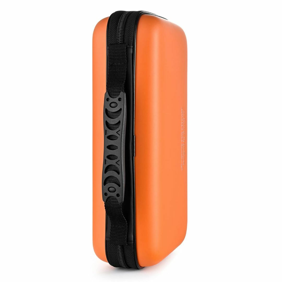 【色: オレンジ色 96】LIOVODE 96枚収納 CDケースポータブルEVA スマホ/家電/カメラのPC/タブレット(PC周辺機器)の商品写真
