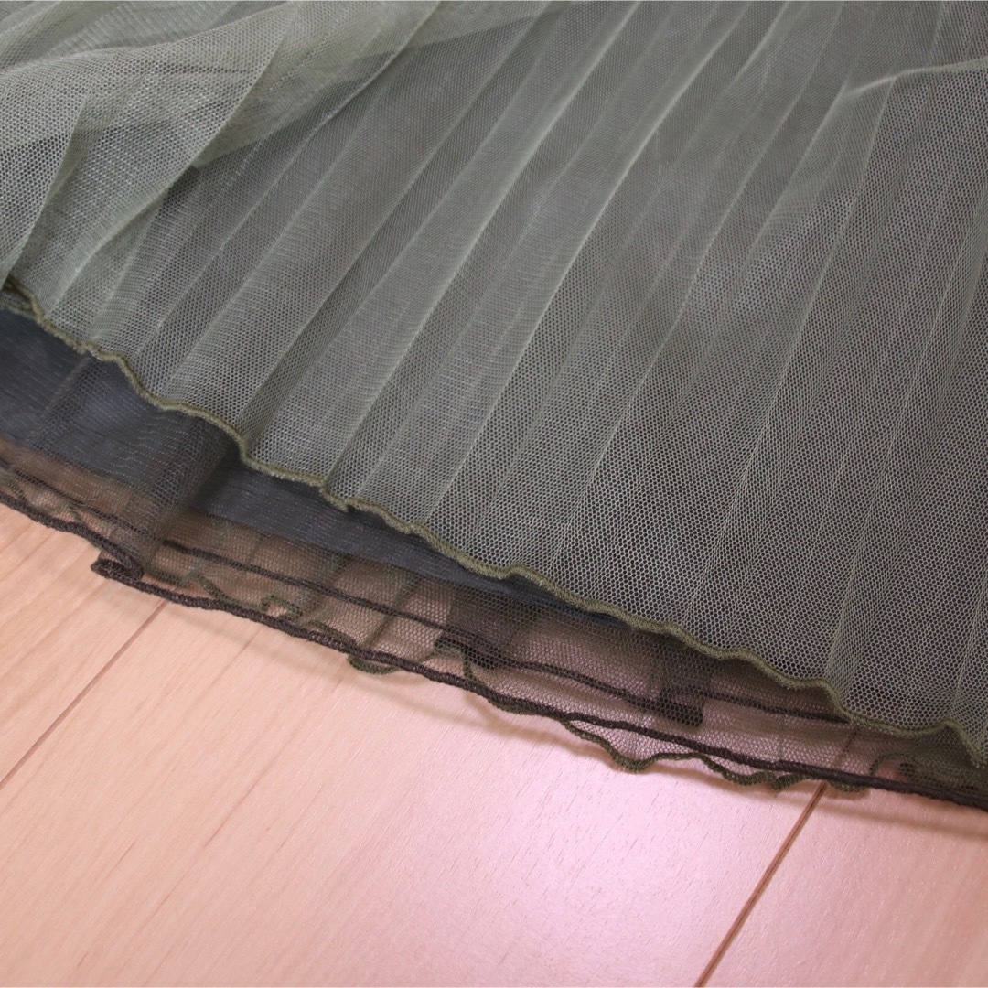 SENSE OF PLACE by URBAN RESEARCH(センスオブプレイスバイアーバンリサーチ)のURBAN RESEARCH／チュールプリーツスカート レディースのスカート(ひざ丈スカート)の商品写真