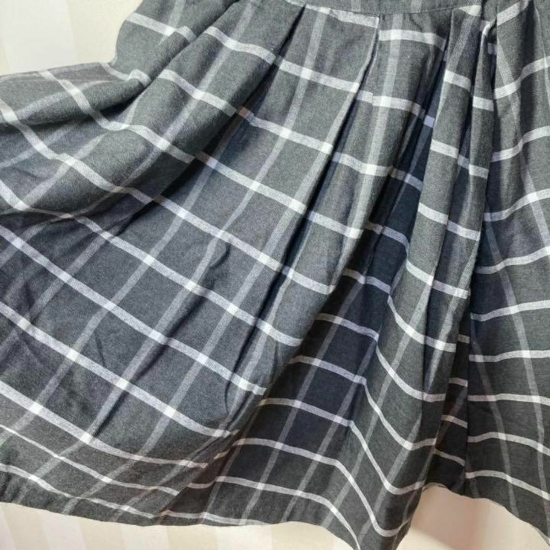 ガーリー♡ かわいい♪ レディース フレアスカート チェック柄 レディースのスカート(ひざ丈スカート)の商品写真