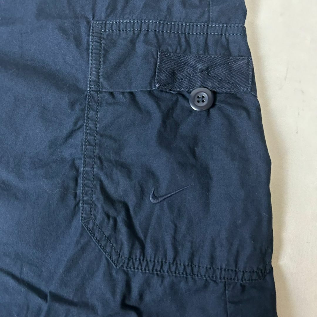 NIKE(ナイキ)のNIKE ATHLETIC DEPT ナイキ カーゴ ショートパンツ 紺 L メンズのパンツ(ショートパンツ)の商品写真
