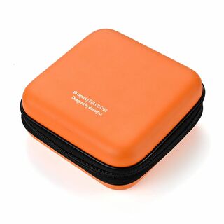 【色: オレンジ色 48】LIOVODE 48枚収納 CDケースポータブルEVA(PC周辺機器)